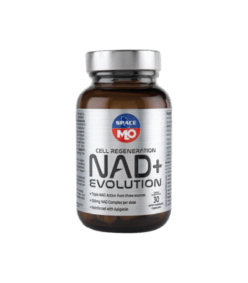 NAD+ EVOLUTION ПОДДЕРЖИВАЕТ ПРОЦЕССЫ ВОССТАНОВЛЕНИЯ КЛЕТОК И ПОМОГАЕТ ОРГАНИЗМУ В СОТНЯХ ПРОЦЕССОВ